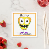 ハロウィン, モンスター, おもしろ スタンダードカクテルナプキン (インサイチュ)