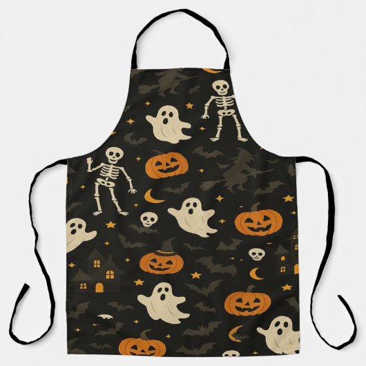 ハロウィン ユーモア エプロン (正面)