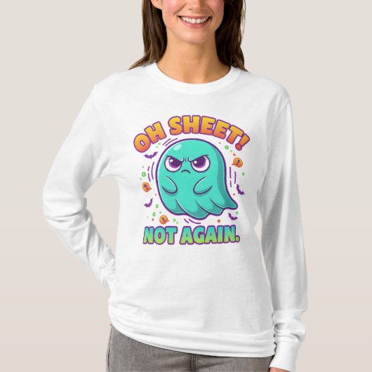 ハロウィン ユーモア パーカー Tシャツ (正面)