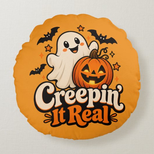 ハロウィン ラウンドクッション (正面)
