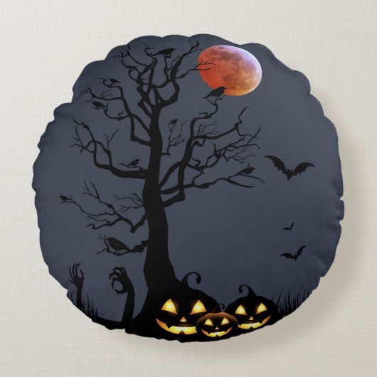ハロウィン ラウンドクッション (正面)