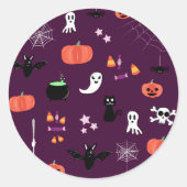 ハロウィン ラウンドシール (正面)
