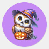 ハロウィン ラウンドシール (正面)