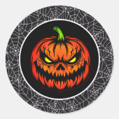 ハロウィン ラウンドシール (正面)