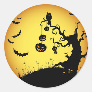 ハロウィン ラウンドシール