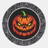 ハロウィン ラウンドシール (正面)