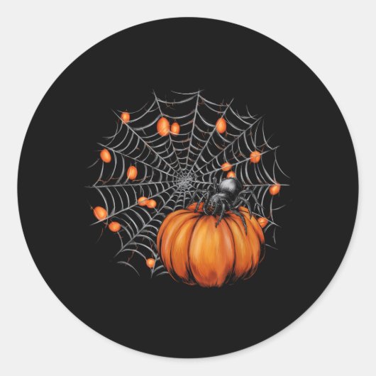 ハロウィン ラウンドシール (正面)