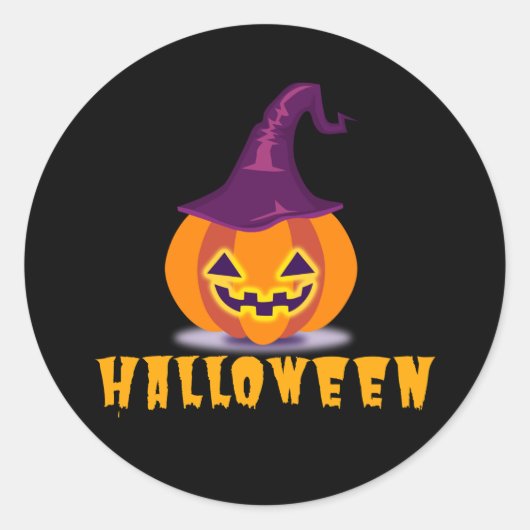 ハロウィン ラウンドシール (正面)