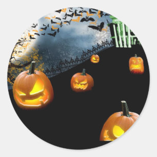 ハロウィン ラウンドシール