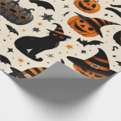 ハロウィン ラッピングペーパー (角)