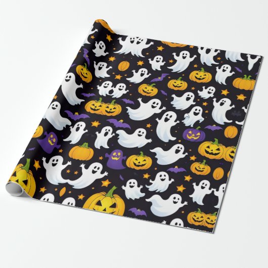 ハロウィン ラッピングペーパー (アンロールド)