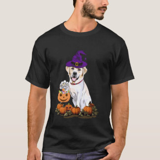 ハロウィン ラブラドール 魔法使い Tシャツ