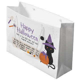 🎃 ハロウィン ラージギフトバッグ ラージペーパーバッグ
