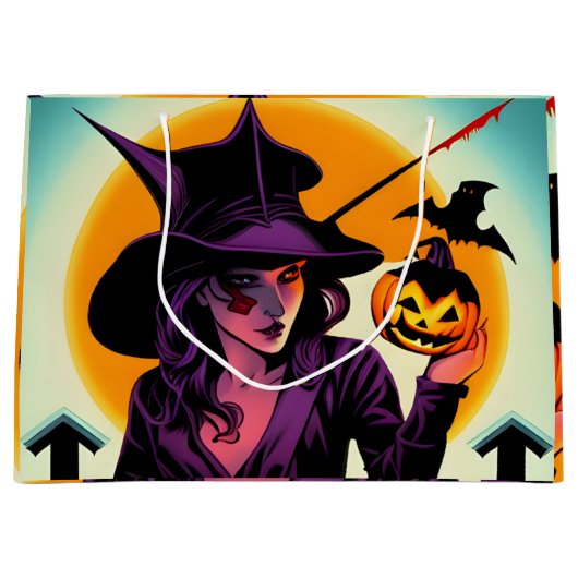 ハロウィン ラージペーパーバッグ (正面)