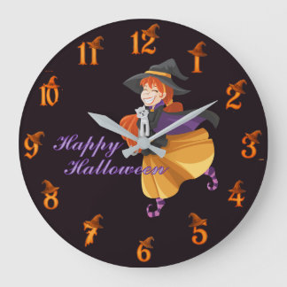 ハロウィン ラージ壁時計