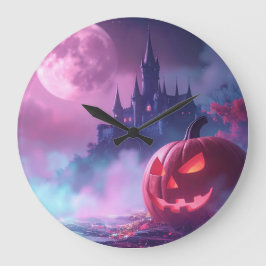ハロウィン ラージ壁時計