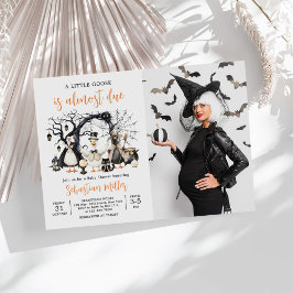 ハロウィン　リトルシリーゴースベイビーシャワーの写真 招待状