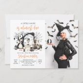 ハロウィン　リトルシリーゴースベイビーシャワーの写真 招待状 (正面)