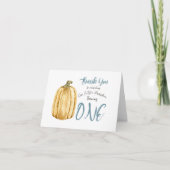 ハロウィン リトルパンプキン 男子 誕生日 ありがとう サンキューカード (正面)