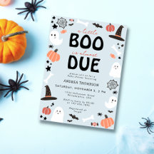ハロウィン リトルブーがもうすぐ生まれる 赤ちゃんのベビーシャワー