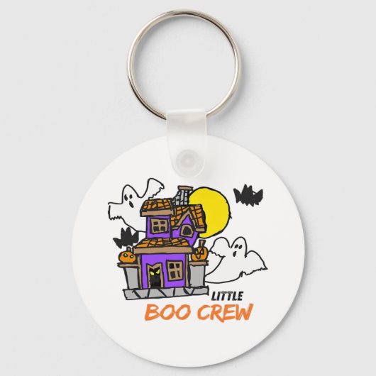 ハロウィン リトルブークルー 手描き キーホルダー (正面)