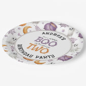 ハロウィン　リトルブー　2歳の誕生日 ペーパープレート (アングル)