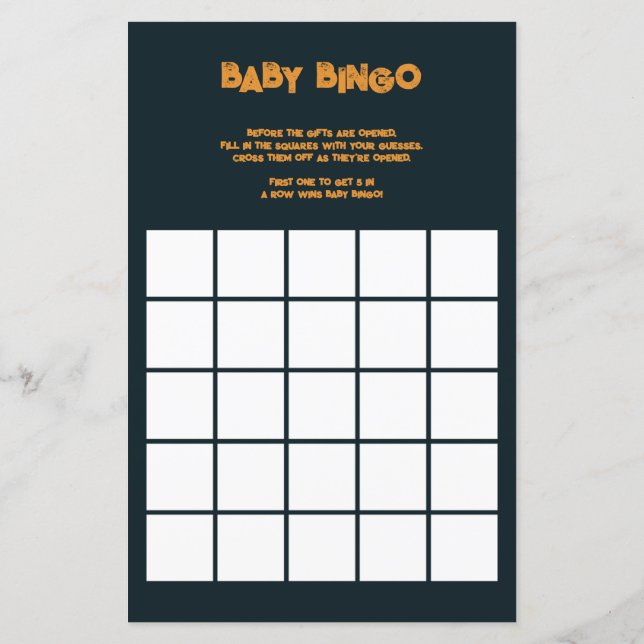 ハロウィン　リトル・スポーク・パンプキン　ベイビーシャワーゲーム (裏面)