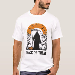 ハロウィン リーパー トリック オア トリート ヴィンテージ スプーキー_1 Tシャツ