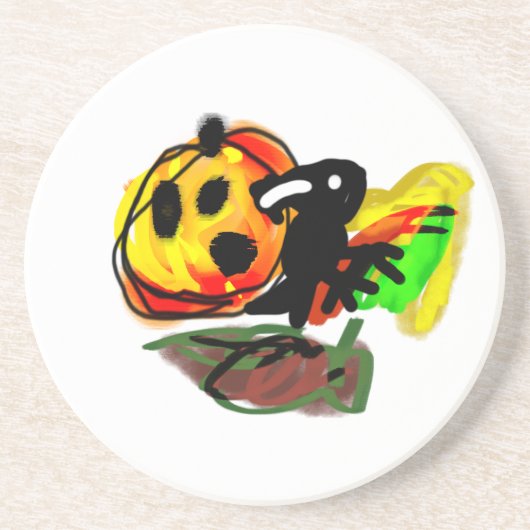 ハロウィン+レイヴン コースター (正面)