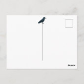 ハロウィン・レイヴン:決して言うな(E.A.ポーではない) ポストカード (裏面)