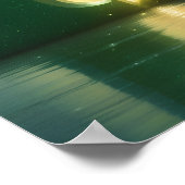 ハロウィン レター H お化け屋敷 キッズ クラスルーム ポスター (角)