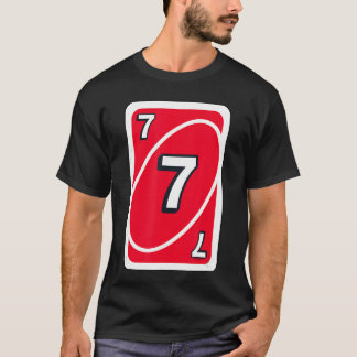 ハロウィン レッド7 カード ウノ Tシャツ