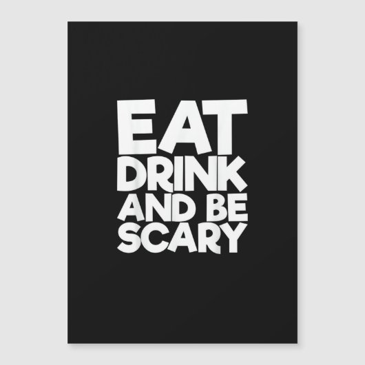 ハロウィン レトロ クラシック 怖がって飲んで食べろ (正面)