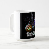 ハロウィン・ロック 3D コーヒーマグカップ (正面左)