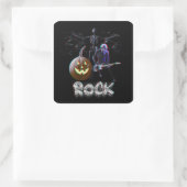 ハロウィン・ロック 3D スクエアシール (バッグ)