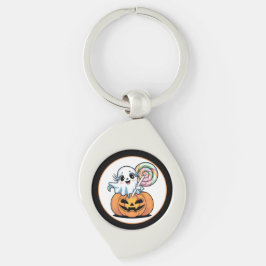 ハロウィン ロリポップ おばけ かぼちゃ キーホルダー
