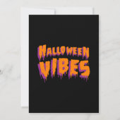 ハロウィン ヴァイブス 招待状 (裏面)