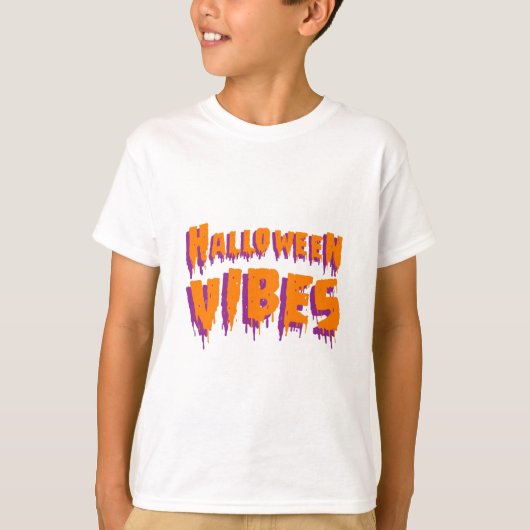 ハロウィン ヴァイブス Tシャツ (正面)