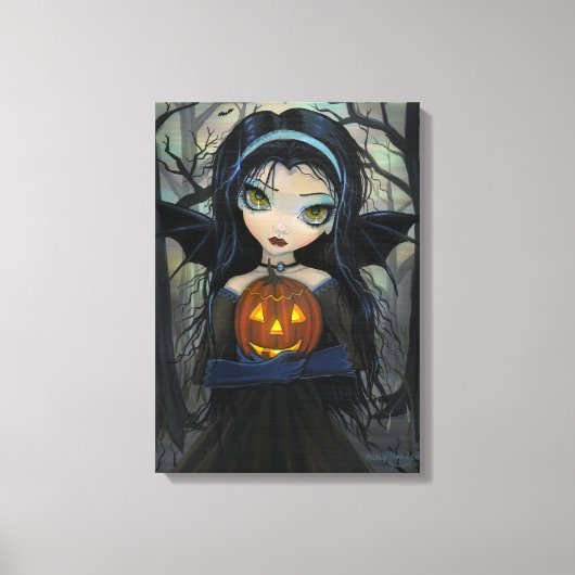 ハロウィン ヴァンパイア キャンバスプリント October Woods (正面)