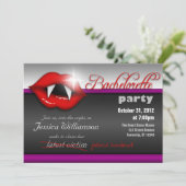 ハロウィン ヴァンパイア ブライズテイル パーティー 招待状 (スタンド正面)