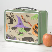 ハロウィン ヴィンテージ柄 メタル ランチボックス (インサイチュ)