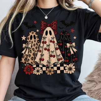 ハロウィン | ヴィンテージ コケット ガイコツ かぼちゃ チェリー Tシャツ