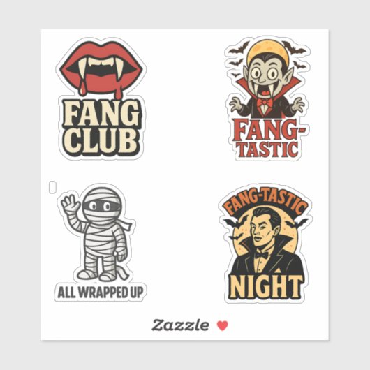 ハロウィン ヴィンテージ ヴァイブ スティッカー シート シール (シート)