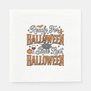 ハロウィン ヴィンテージ 彫刻 Tシャツ デザイン はい スタンダードランチョンナプキン