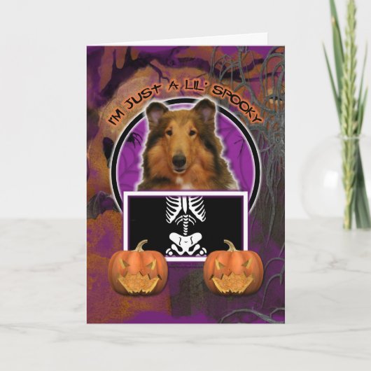 ハロウィン-不気味なちょうどLil -コリー- Natalie カード (正面)