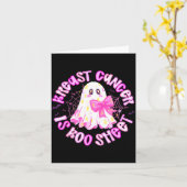 ハロウィン 乳がんはbooシート カード (黄色い花)