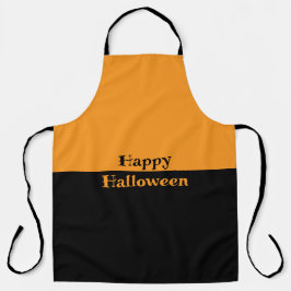ハロウィン 二色 エプロン 
