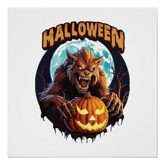 ハロウィン 人狼 ポスター (正面)