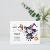 ハロウィン 仮装パーティー 招待状 | 不気味な (スタンド正面)
