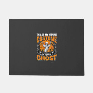 ハロウィン 仮装 グラフィックTシャツ 幽霊 スケルトン デザイン ドアマット